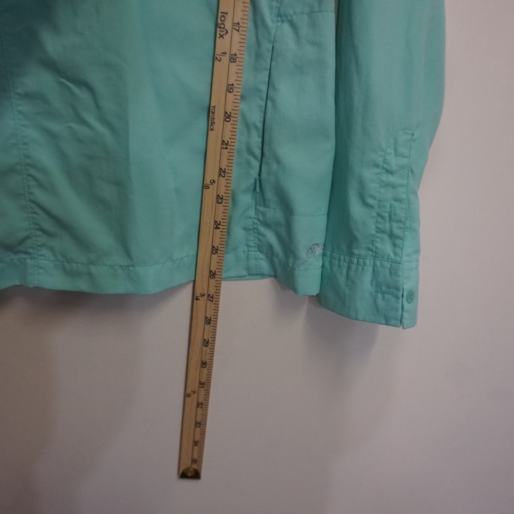 Blue Cloud Veil Half Button Pullover Windbreaker … - image 5